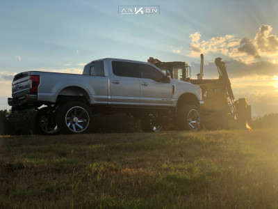 1 2017 F 250 Super Duty Ford Bds Suspension Lift 8in Arkon Off Road Lincoln Chrome