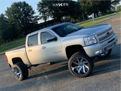 1 2010 Silverado 1500 Chevrolet Rough Country Suspension Lift 75in Arkon Off Road Lincoln Chrome