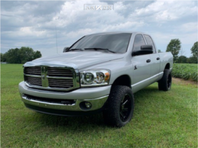 1 2009 Ram 2500 Dodge Stock Stock Arkon Off Road Lincoln Machined Black