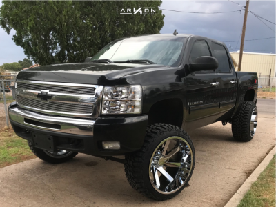1 2009 Silverado 1500 Chevrolet Pro Comp Suspension Lift 75in Arkon Off Road Lincoln Chrome