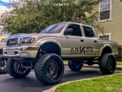 1 2001 Tacoma Toyota Custom Suspension Lift 95in Arkon Off Road Alexander Machined Black