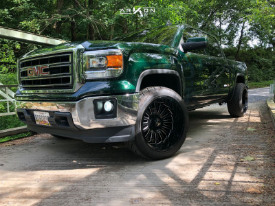 1 2015 Sierra 1500 Gmc Rough Country Leveling Kit Arkon Off Road Alexander Black