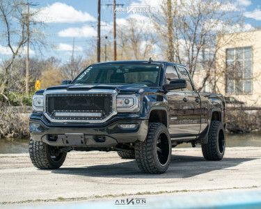 1 2016 Sierra 1500 Gmc Rough Country Leveling Kit Arkon Off Road Lincoln Black