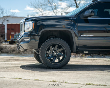 1 2016 Sierra 1500 Gmc Rough Country Leveling Kit Arkon Off Road Lincoln Black
