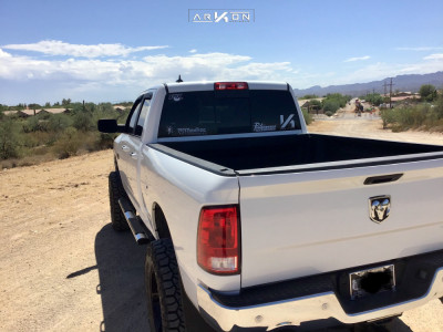 1 2017 1500 Ram Maxtrac Suspension Lift 7in Body 3in Arkon Off Road Cleopatra Machined Accents