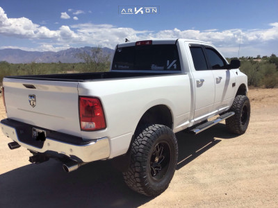 1 2017 1500 Ram Maxtrac Suspension Lift 7in Body 3in Arkon Off Road Cleopatra Machined Accents