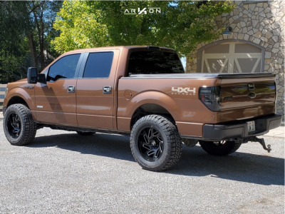 1 2011 F 150 Ford Rough Country Leveling Kit Arkon Off Road Cleopatra Black