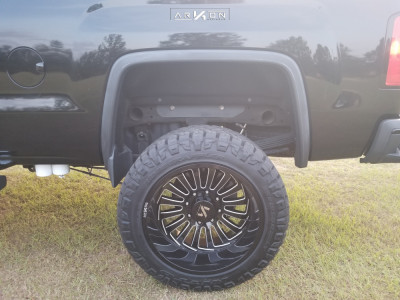 1 2016 Sierra 2500 Hd Gmc Rough Country Suspension Lift 5in Arkon Off Road Alexander Black