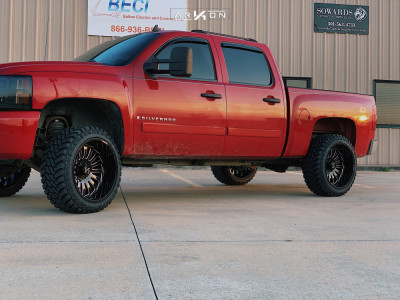 1 2008 Silverado 1500 Chevrolet Rough Country Suspension Lift 35in Arkon Off Road Alexander Black