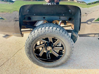 1 2018 Silverado 1500 Chevrolet Rough Country Suspension Lift 7in Arkon Off Road Lincoln Black