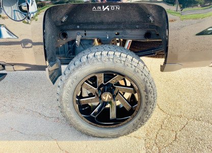 1 2018 Silverado 1500 Chevrolet Rough Country Suspension Lift 7in Arkon Off Road Lincoln Black