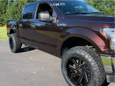 1 2018 F 150 Ford Rough Country Leveling Kit Arkon Off Road Proper Directional Black