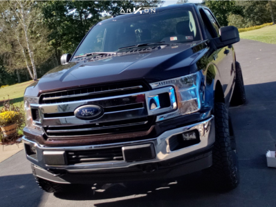 1 2018 F 150 Ford Rough Country Leveling Kit Arkon Off Road Proper Directional Black