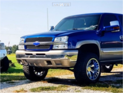 2003 Chevrolet Silverado 2500 - 20x12 -51mm - ARKON OFF-ROAD Lincoln - Suspension Lift 3" - 305/55R20