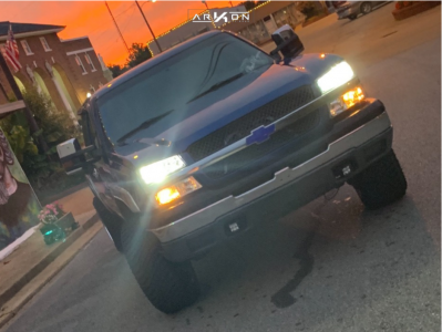 1 2003 Silverado 2500 Chevrolet Rough Country Suspension Lift 3in Arkon Off Road Lincoln Chrome
