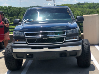 1 2006 Silverado 1500 Chevrolet Rough Country Suspension Lift 45in Arkon Off Road Crown Series Victory Red