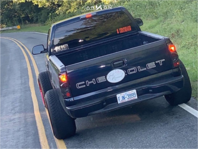 1 2006 Silverado 1500 Chevrolet Rough Country Suspension Lift 45in Arkon Off Road Crown Series Victory Red