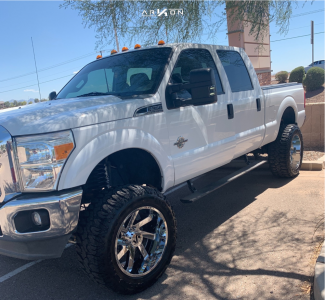 1 2012 F 350 Super Duty Ford Bds Suspension Lift 6in Arkon Off Road Lincoln Chrome