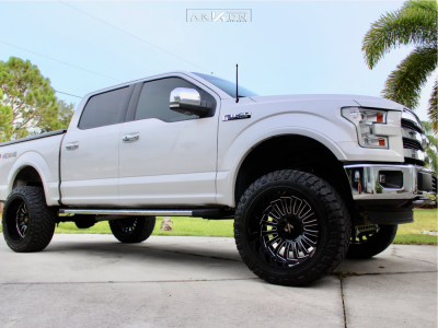 2015 Ford F-150 - 22x12 -51mm - ARKON OFF-ROAD Alexander - Suspension Lift 7" - 35" x 12.5"