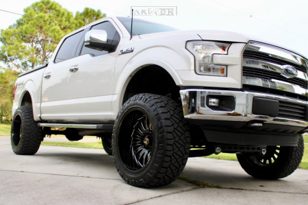 1 2015 F 150 Ford Readylift Suspension Lift 7in Arkon Off Road Alexander Black