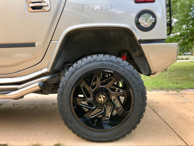 1 2005 H2 Hummer Proryde Suspension Lift 25in Arkon Off Road Cleopatra Black