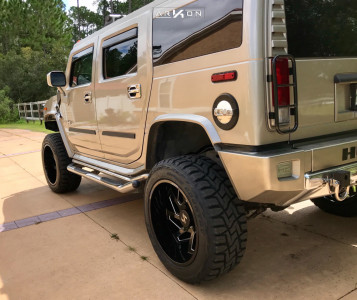 1 2005 H2 Hummer Proryde Suspension Lift 25in Arkon Off Road Cleopatra Black