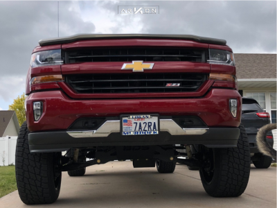 1 2018 Silverado 1500 Chevrolet Bds Suspension Lift 8in Arkon Off Road Crown Series Victory Red