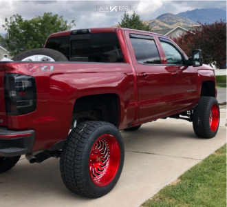1 2018 Silverado 1500 Chevrolet Bds Suspension Lift 8in Arkon Off Road Crown Series Victory Red