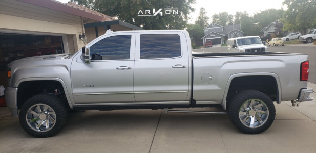 1 2017 Sierra 2500 Hd Gmc Rough Country Leveling Kit Arkon Off Road Lincoln Chrome