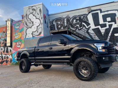 1 2017 F 150 Ford Pro Comp Suspension Lift 6in Arkon Off Road Crown Series Victory Black