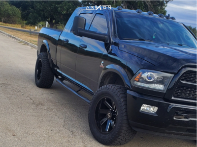 2014 Ram 2500 - 20x10 -25mm - ARKON OFF-ROAD Lincoln - Leveling Kit - 35" x 12.5"