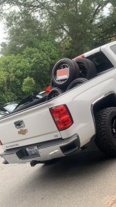 1 2015 Silverado 1500 Chevrolet Rough Country Suspension Lift 25in Arkon Off Road Crown Series Victory Black