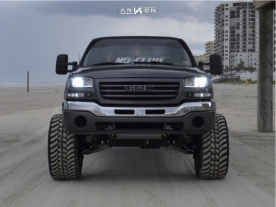 1 2004 Sierra 1500 Gmc Rough Country Suspension Lift 6in Arkon Off Road Lincoln Chrome