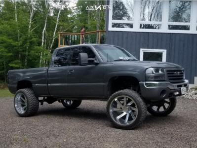 1 2004 Sierra 1500 Gmc Rough Country Suspension Lift 6in Arkon Off Road Lincoln Chrome