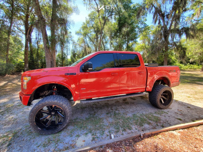 1 2017 F 150 Ford Rough Country Suspension Lift 9in Arkon Off Road Lincoln Black