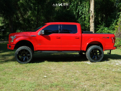 1 2017 F 150 Ford Rough Country Suspension Lift 9in Arkon Off Road Lincoln Black