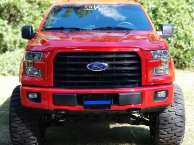 1 2017 F 150 Ford Rough Country Suspension Lift 9in Arkon Off Road Lincoln Black