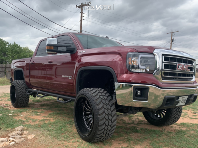 1 2015 Sierra 1500 Gmc Rough Country Suspension Lift 85in Arkon Off Road Alexander Black