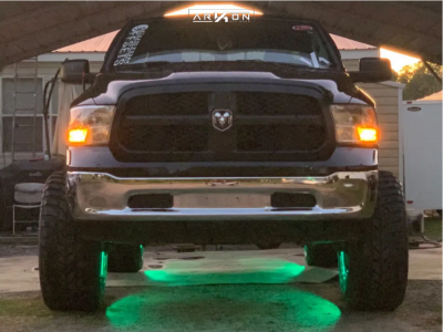 1 2017 1500 Ram Custom Suspension Lift 6in Body 3in Arkon Off Road Lincoln Black