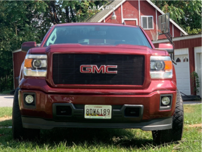 1 2014 Sierra 1500 Gmc Rough Country Leveling Kit Arkon Off Road Alexander Black