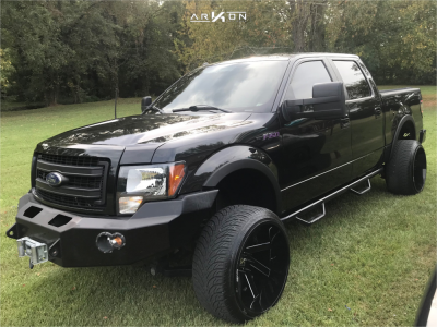 1 2014 F 150 Ford Pro Comp Suspension Lift 45in Arkon Off Road Lincoln Black
