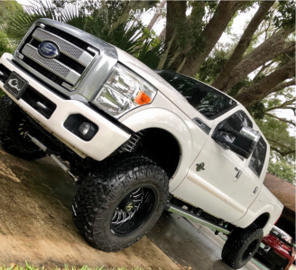 2015 Ford F-250 Super Duty - 20x12 -51mm - ARKON OFF-ROAD Alexander - Suspension Lift 6" - 38" x 13.5"