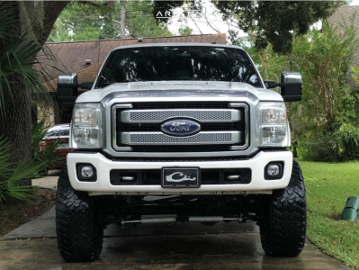 1 2015 F 250 Super Duty Ford Rough Country Suspension Lift 6in Arkon Off Road Alexander Black