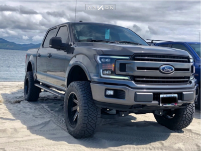 1 2018 F 150 Ford Bds Suspension Lift 6in Arkon Off Road Lincoln Black Milled