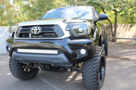 1 2015 Tacoma Toyota Zone Suspension Lift 6in Arkon Off Road Lincoln Machined Black