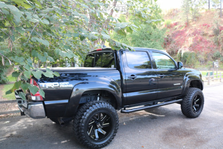 1 2015 Tacoma Toyota Zone Suspension Lift 6in Arkon Off Road Lincoln Machined Black