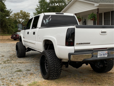 1 2005 Silverado 2500 Hd Chevrolet Fabtech Suspension Lift 6in Arkon Off Road Alexander Machined Black