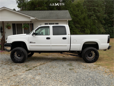 1 2005 Silverado 2500 Hd Chevrolet Fabtech Suspension Lift 6in Arkon Off Road Alexander Machined Black