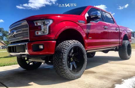 1 2015 F 150 Ford Superlift Suspension Lift 6in Arkon Off Road Lincoln Machined Black