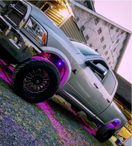 2015 Ram 2500 - 22x12 -51mm - ARKON OFF-ROAD Alexander - Stock Suspension - 35" x 12.5"